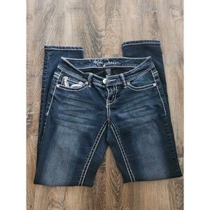 Stylish Dark Blue Women's Jeans